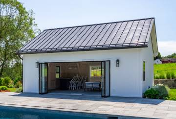 20' x 28' Montauk Pool House, Roxbury, CT