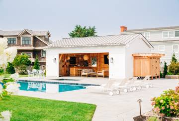 20' x 32' Montauk Pool House, Rhode Island