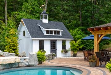 14' x 18' Grand Victorian Cape Garage, Ellington, CT