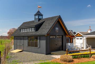 14' x 24' Grand Victorian Cape Garage, Ellington, CT