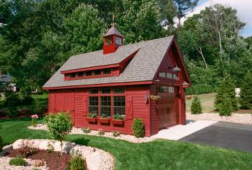 14' x 24' Grand Victorian Cape Garage, Vernon, CT