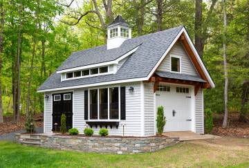 14' x 24' Grand Victorian Cape Garage, Ellington, CT