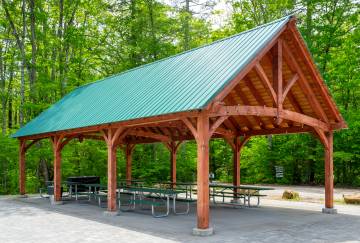 20' x 40' Teton Timber Frame Pavilion, Woodstock Valley, CT