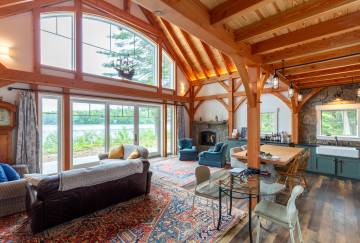 2,550 sq. ft. Timber Frame Home, New Hampshire