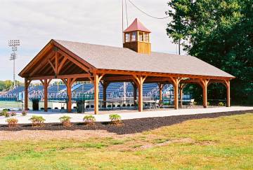 30' x 60' Bitterroot Timber Frame Pavilion, New Britain, CT