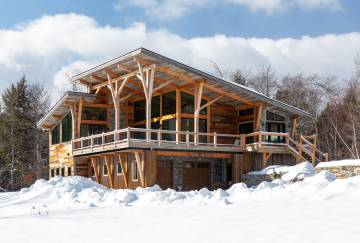 3,650 sq. ft Timber Frame Home, Vermont