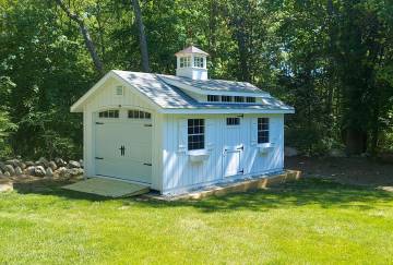 12' x 20' Victorian Cape Garage, Norwell, MA
