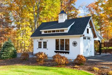 14' x 24' Grand Victorian Cape Garage, Marlborough, CT