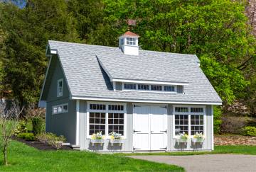 16' x 22' Grand Victorian Cape Garage, Durham, CT