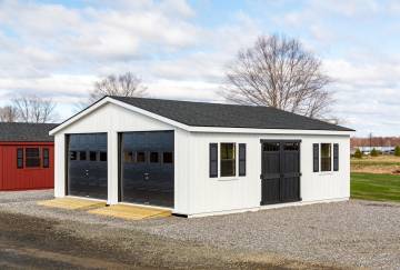 24' x 24' Classic Craftsman Garage, Ellington, CT
