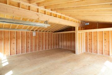24' x 24' Classic Craftsman Garage Interior