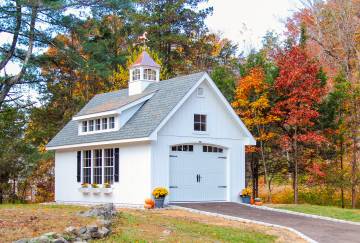 14' x 24' Grand Victorian Cape Garage, Woodbridge, CT