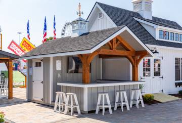 10' x 16' Victorian Poolside Bar, West Springfield, MA