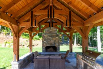 14' x 20' Alpine Pavilion Shown with Options