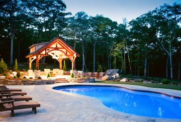 16' x 16' Alpine Pavilion Shown with Options