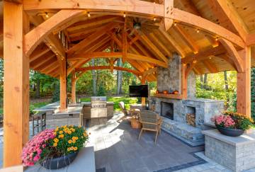 16' x 20' Teton Pavilion Shown with Options
