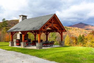 20' x 24' Alpine Pavilion Shown with Options