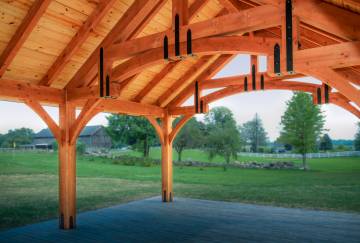 20' x 24' Alpine Pavilion Shown with Options