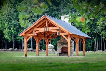 20' x 24' Alpine Pavilion Shown with Options