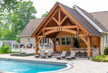 24' x 16' Alpine Pavilion Shown with Options