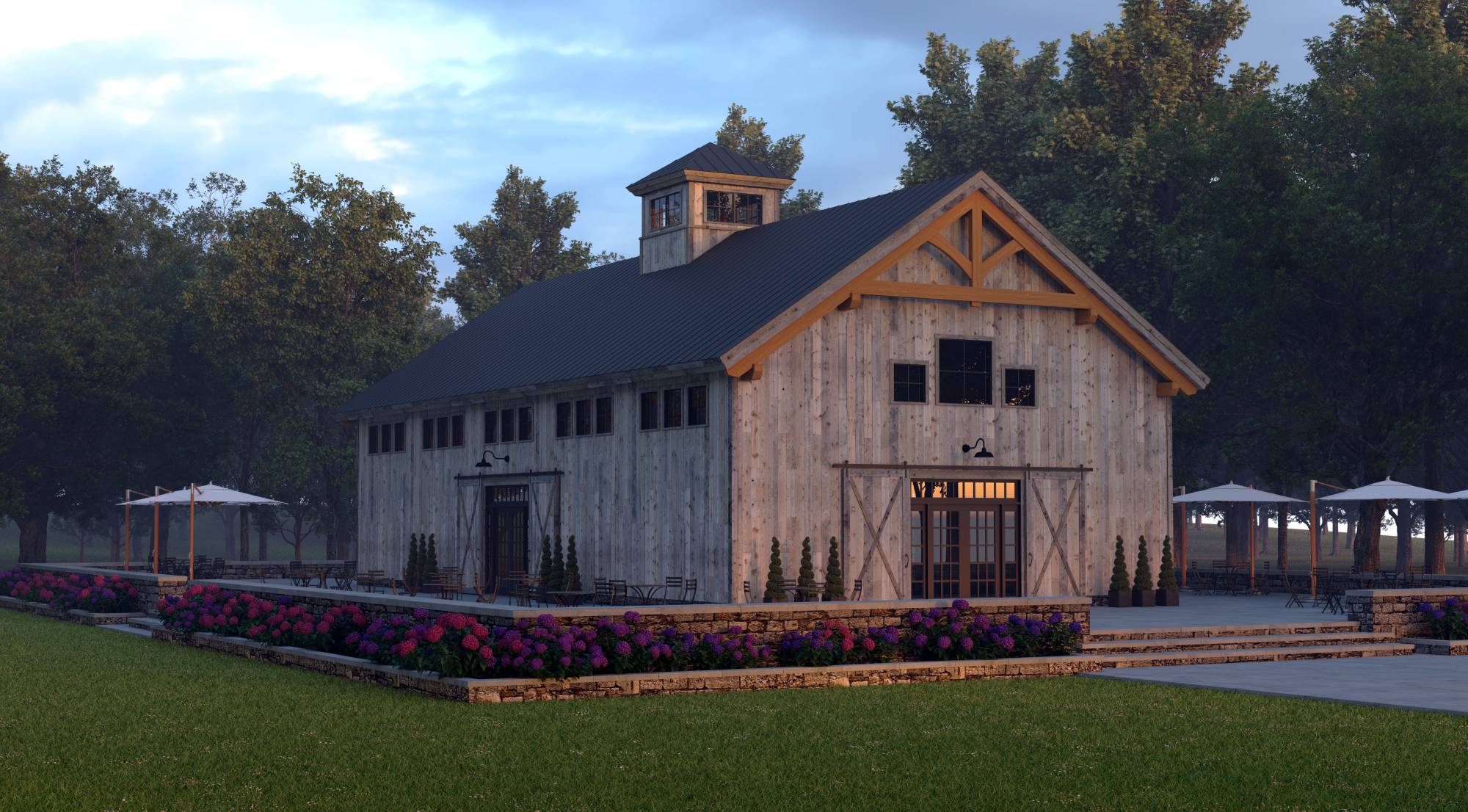 36' x 72' Heritage Event Barn Kit