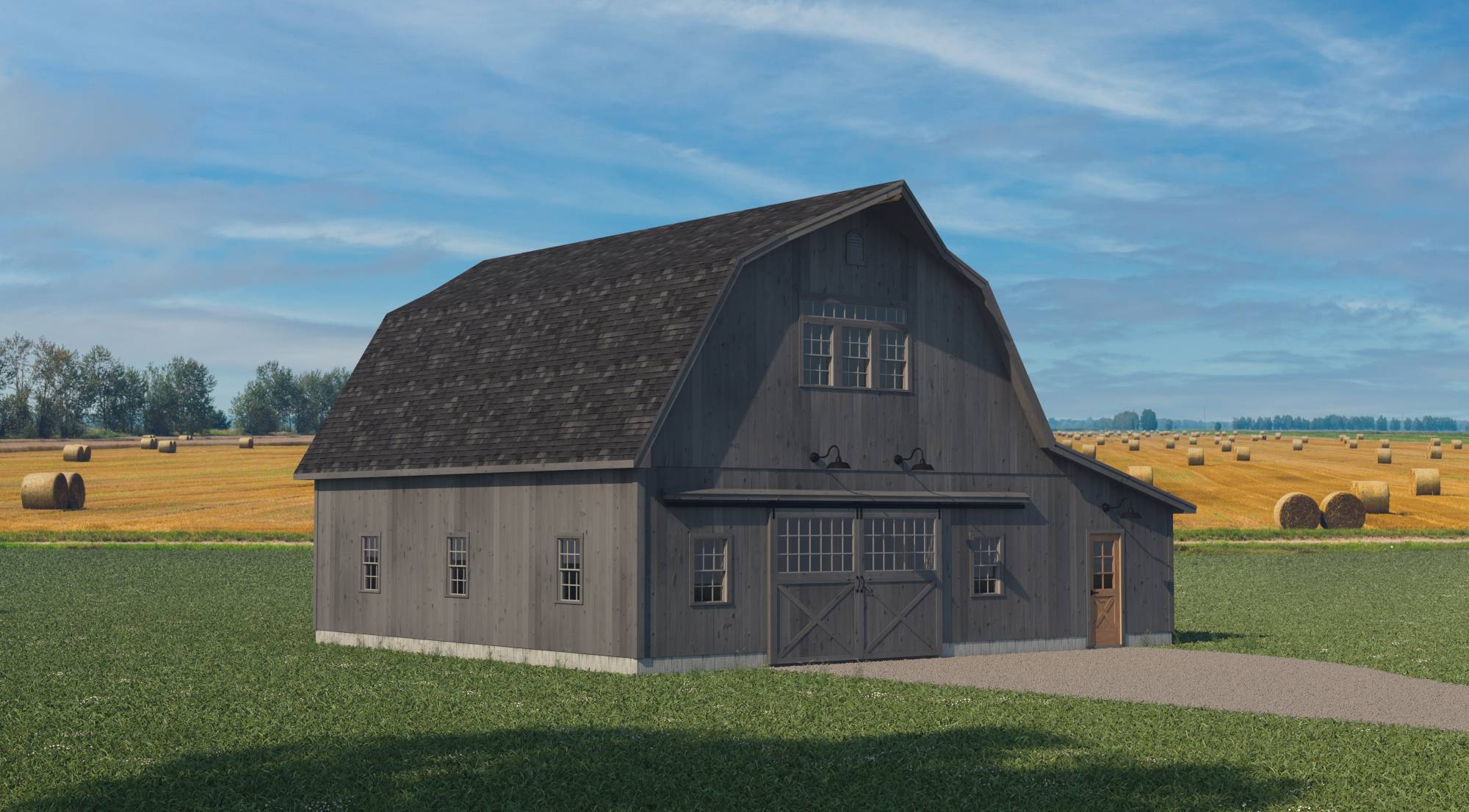 42' x 36' Westland Gambrel Barn Kit