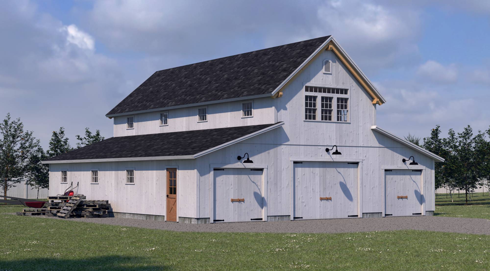 42' x 48' Pinedale Monitor Barn Kit