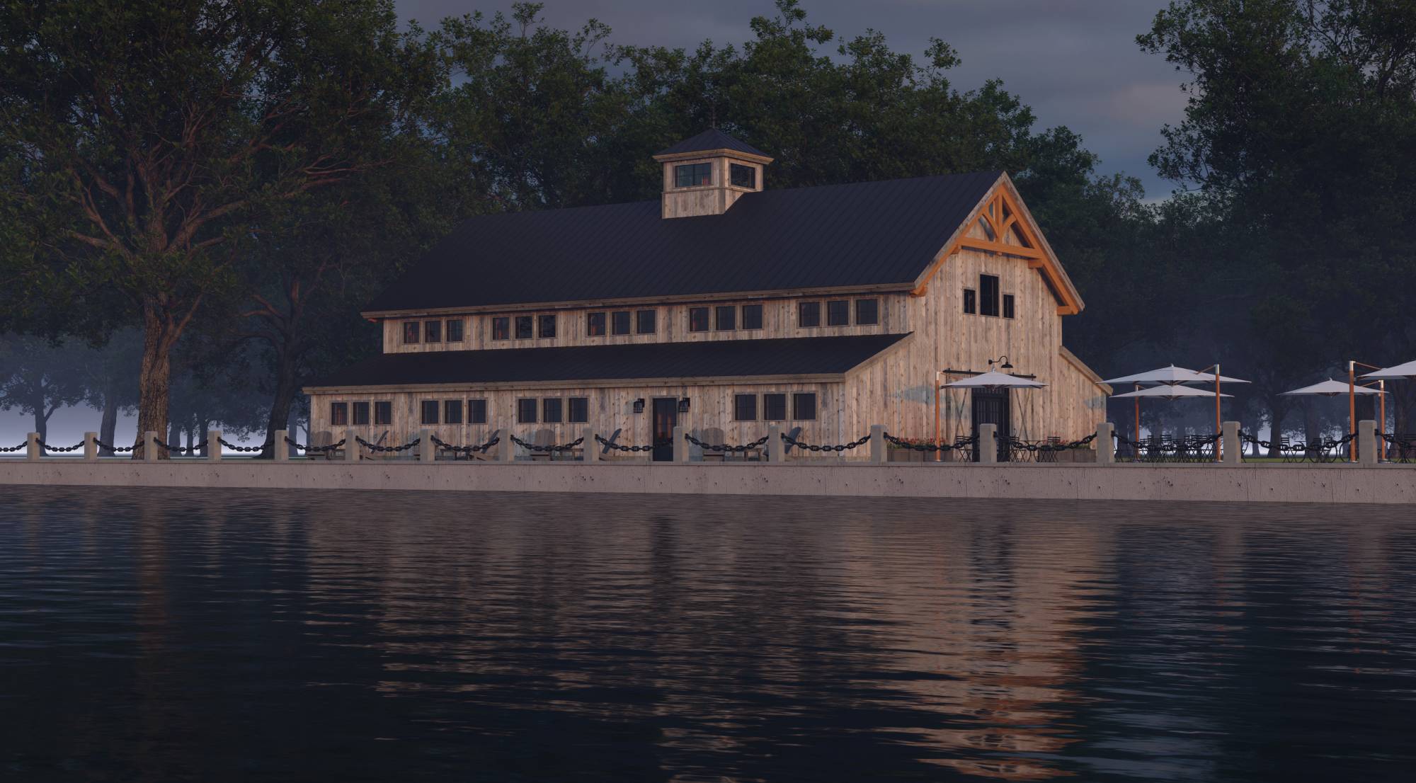 60' x 72' Nantucket Event Barn Kit