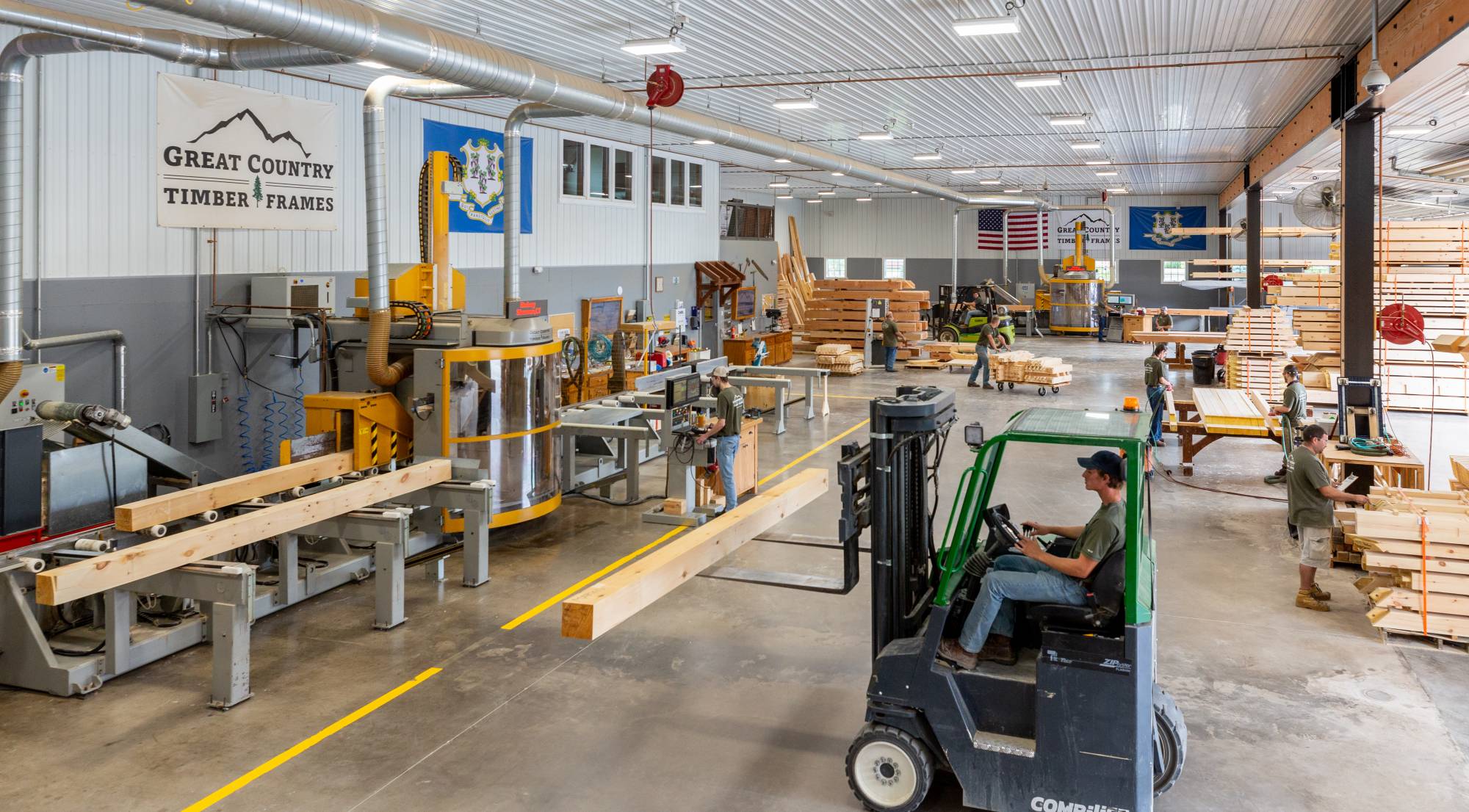 26,000 Sq. Ft. Timber Frame Facility