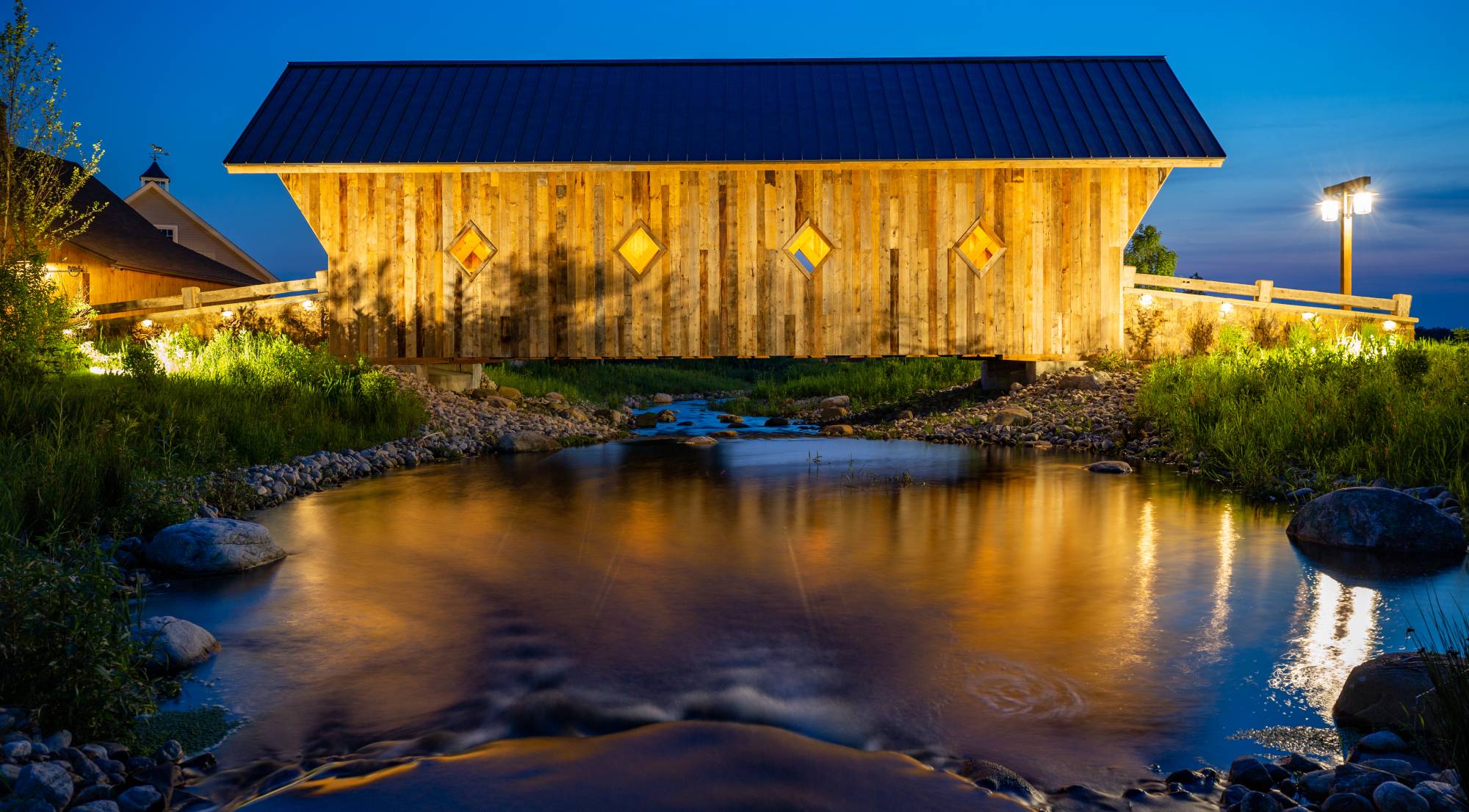 The Barn Yard Covered Bridge