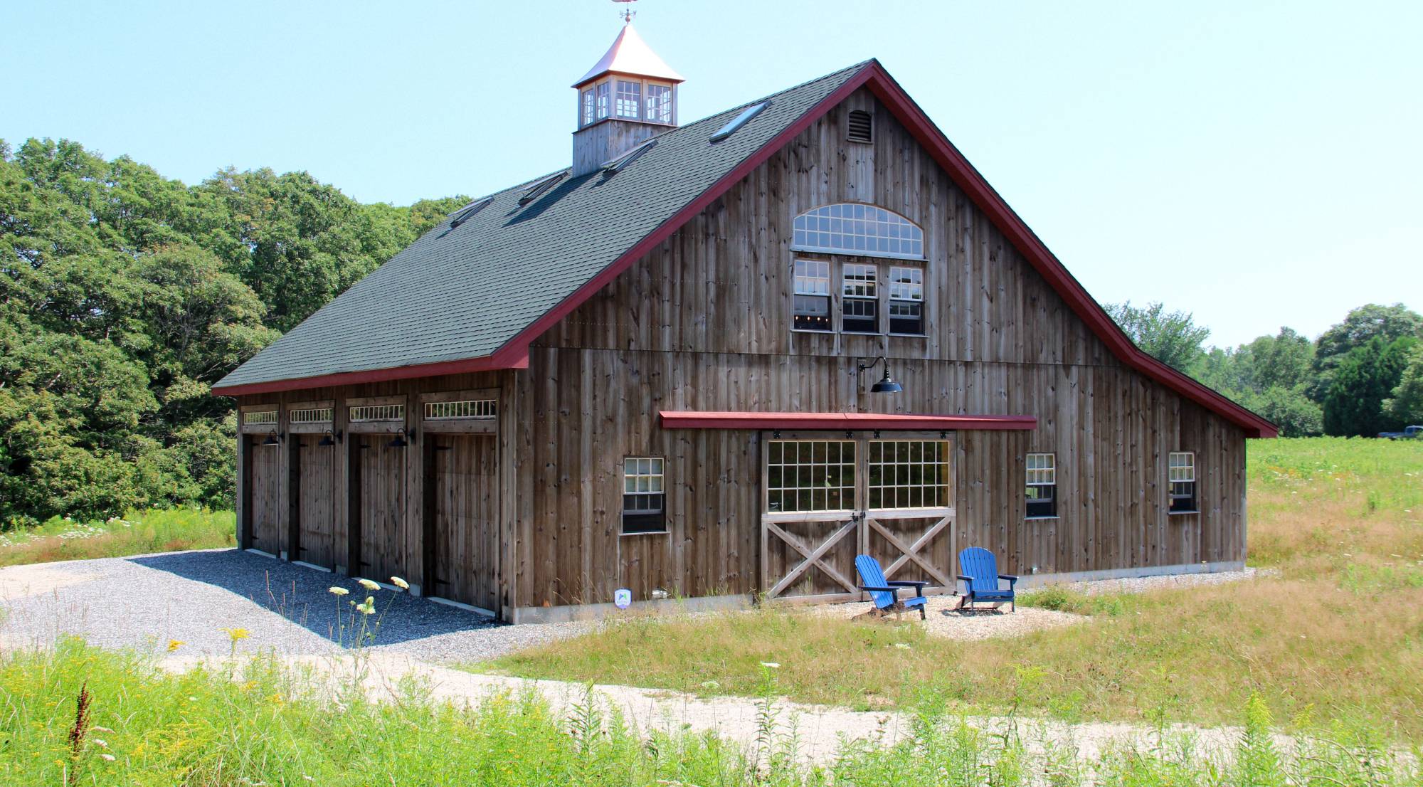 48' x 48' Lexington Saratoga Barn Shown with Options