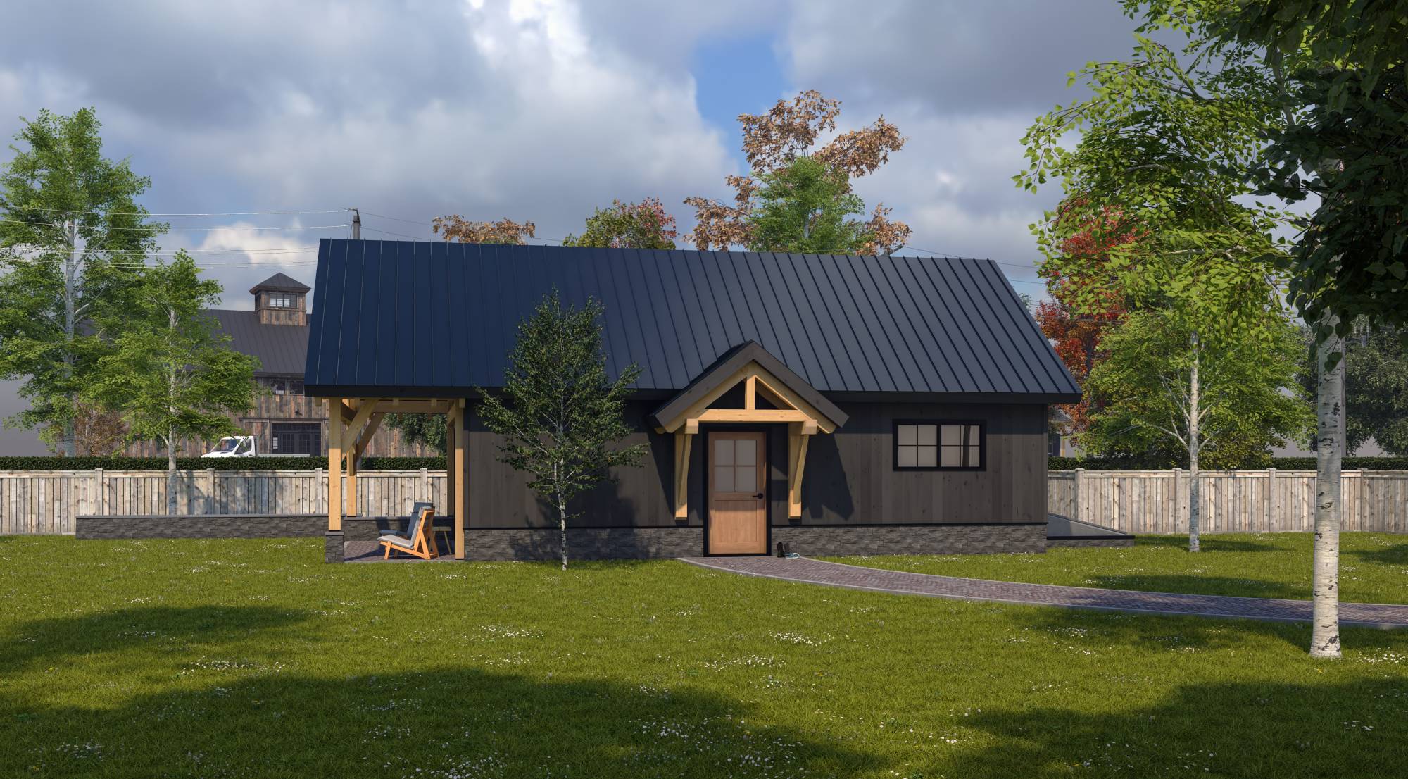 748 sq. ft. Ludlow ADU Shown with Options