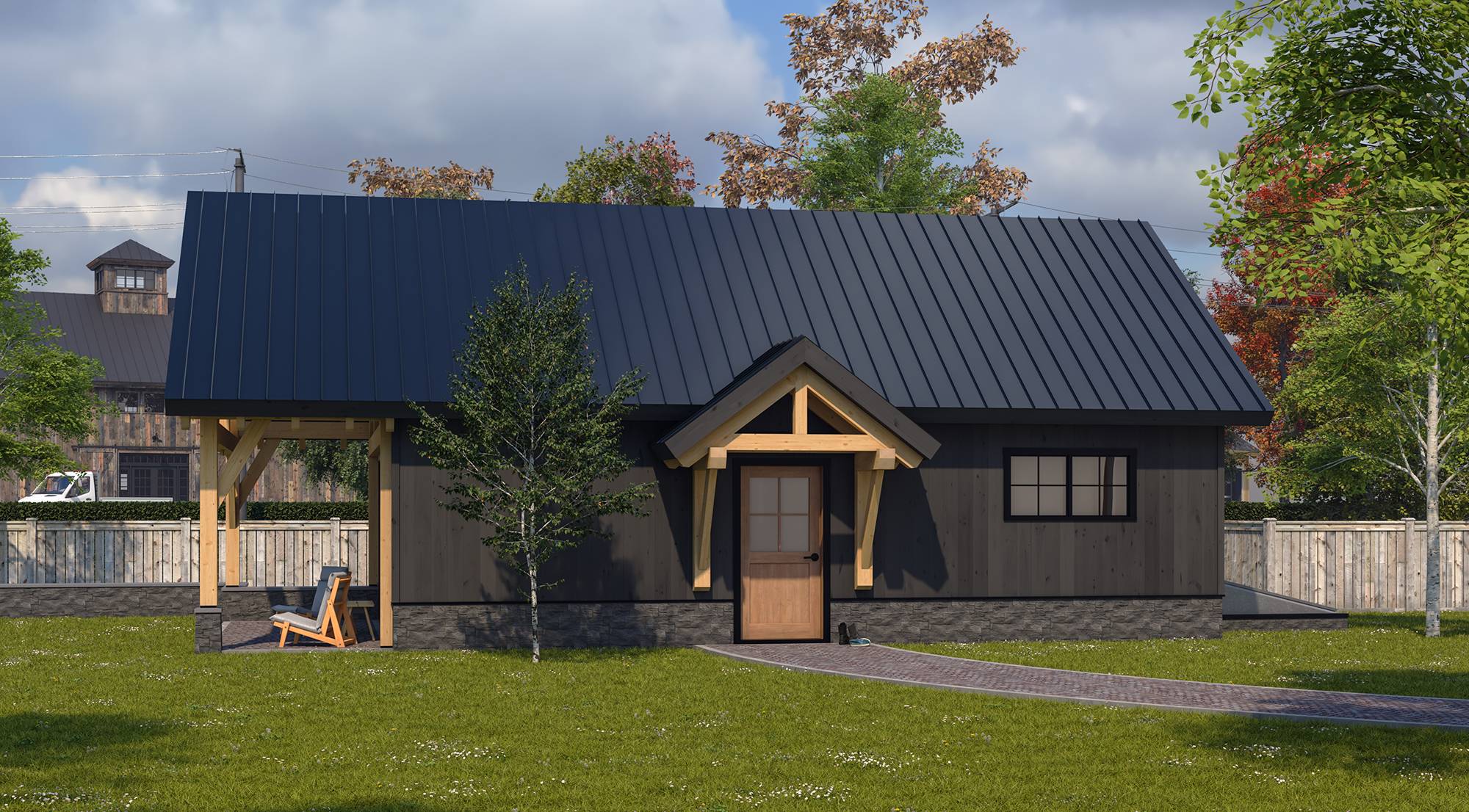 22' x 34' Ludlow ADU Shown with Options