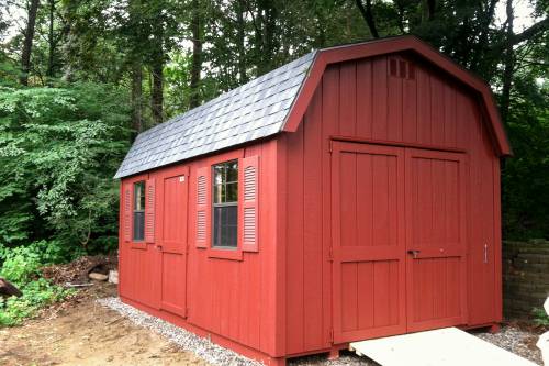 10x16 Classic Dutch Shed with Gambrel Roof (Danbury CT)