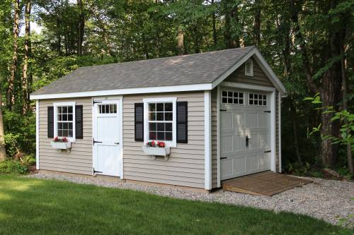 12x20 Classic Cape Single Bay Garage (Suffield CT)