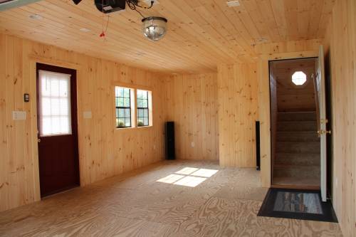 Looking at finished stairwell