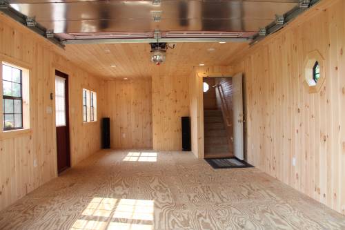 Downstairs in the Hangar (floor to be finished)