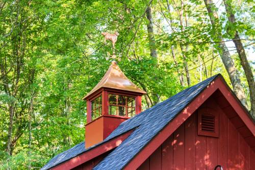 Cupola and weathervane