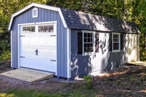 14x24 Classic Dutch Single Bay Garage (Enfield CT)