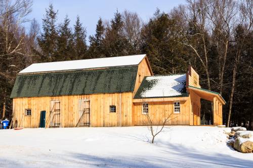 Existing barn + new saloon