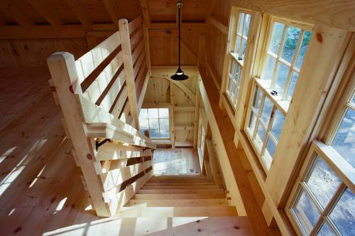 Heavy Timber Stairway