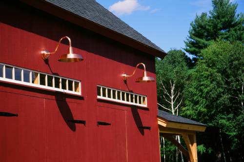 Transom windows over double doors