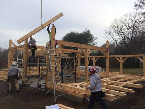 Raising the barn