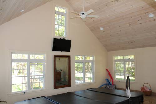 Cathedral Ceilings Above Hot Tub