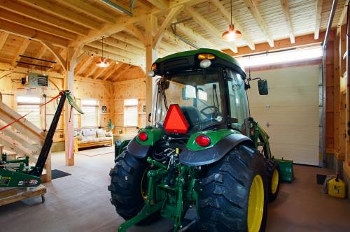 Tractor Awaiting the Next Snowfall