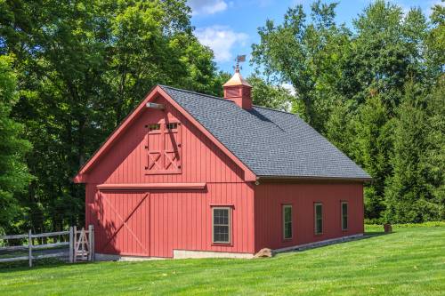 24' x 36' Newport Barn Garage in Sherman CT