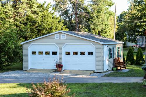 24x20 Classic Double Bay Garage (Vernon CT)