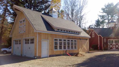 26' x 38' Newport Barn Garage (New Canaan CT)