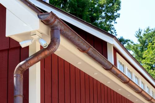 Copper Gutters & Downspouts