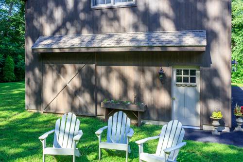 Faux Sliding Barn Door & Faux Covered Rail